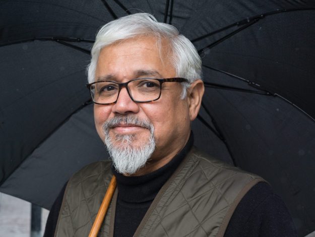 CREDITLINE PHOTO: Ivo van der Bent. 22-01-2019 Amitav Ghosh in Amsterdam.