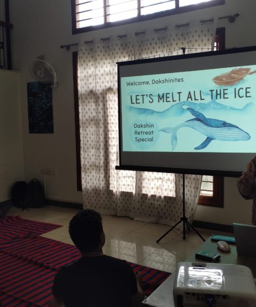 Ice-breaker session by the communications team